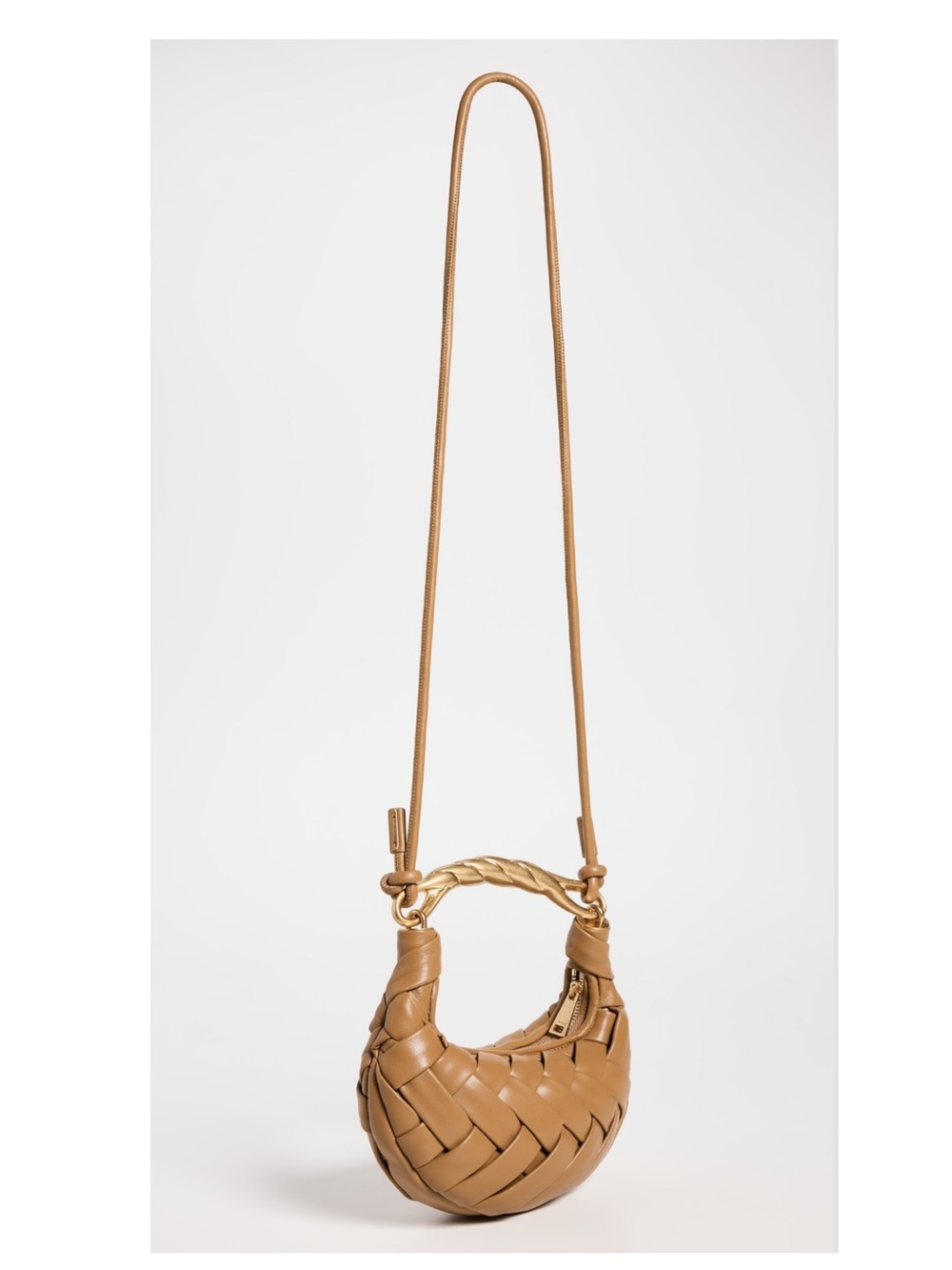 NWB JW PEI Orla Weave Bag w/removable crossbody strap in Brown (camel/tan) - Picture 5 of 16